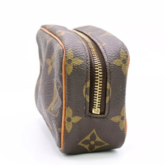 LOUIS VUITTON Trousse Wapity Pouch Bag Monogram Leather Brown M58030 65YE415 - Picture 4 of 14